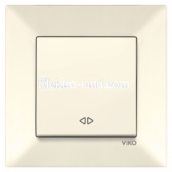 Переключатель перекрестный крем VIKO MERIDIAN  90970231-WH